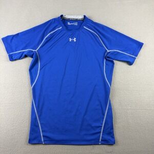 Under Armour Blue Compression Shirt XL Athletic HeatGear Lightweight